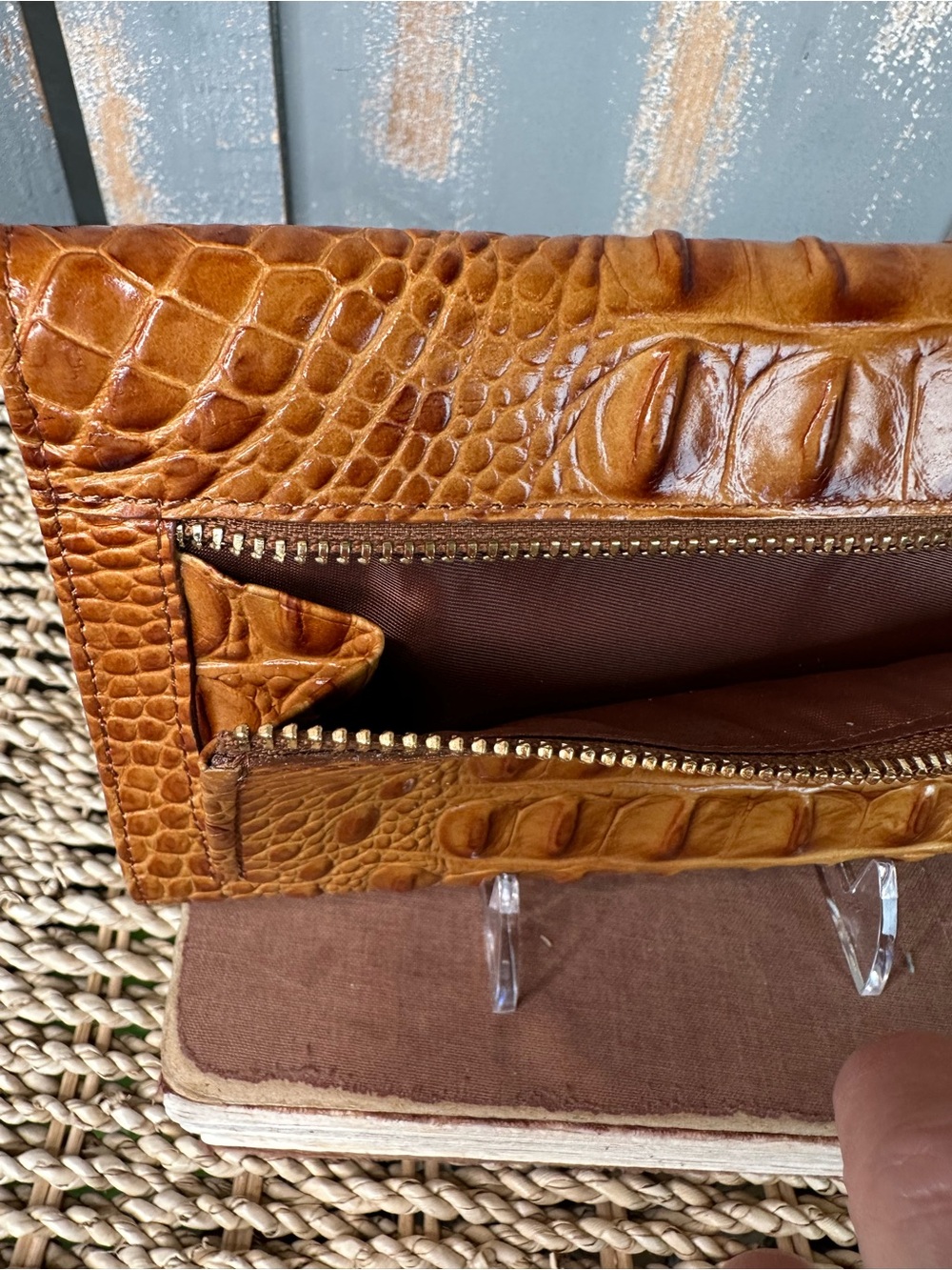 Brahmin Bristol Wallet Whiskey Melbourne NWT - Picture 5 of 16